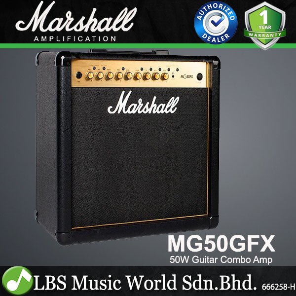 Marshall MG50GFX 50 Watt Power Amplifier 1X12" Electric Guitar Combo Amp With Effect (MG50FX MG50 GFX)
