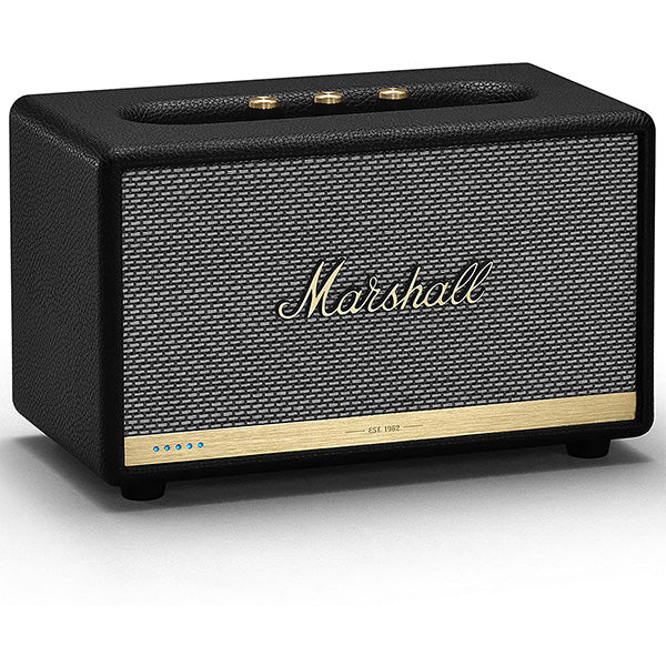 Marshall Acton II Wireless Bluetooth Speaker Black Active Loudspeaker Black (Version 2)