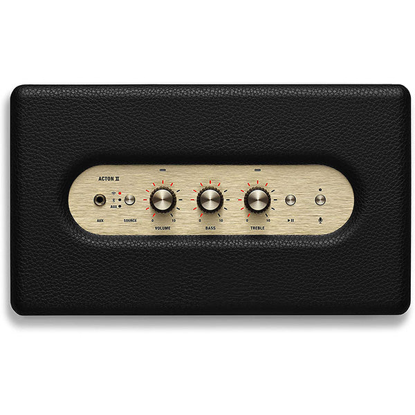 Marshall Acton II Wireless Bluetooth Speaker Black Active Loudspeaker Black (Version 2)