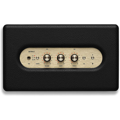 Marshall Acton II Wireless Bluetooth Speaker Black Active Loudspeaker Black (Version 2)