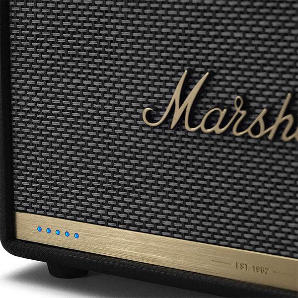 Marshall Acton II Wireless Bluetooth Speaker Black Active Loudspeaker Black (Version 2)