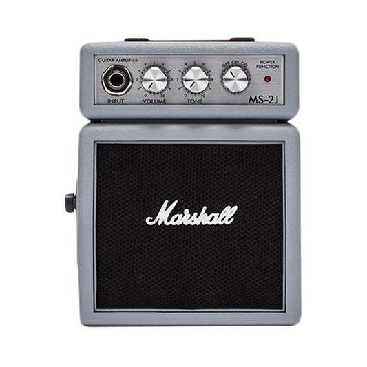 Marshall MS2J 1 Watt Electric Guitar Micro Amp Speaker Battery Powered Amplifier Silver Jubilee (MS-2J / MS-2 / MS2)