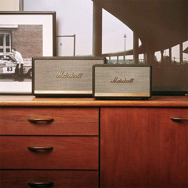 Marshall Acton II Wireless Bluetooth Speaker Black Active Loudspeaker Black (Version 2)