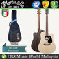 Martin DC-X2E Dreadnought Sitka Spruce Top Acoustic Electric Guitar With Gig Bag - Macassar (DCX2E DC X2E)