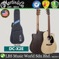 Martin DC-X2E Dreadnought Sitka Spruce Top Acoustic Electric Guitar With Gig Bag - Rosewood (DCX2E DC X2E)