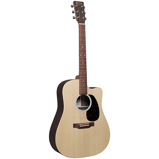 Martin DC-X2E Dreadnought Sitka Spruce Top Acoustic Electric Guitar With Gig Bag - Rosewood (DCX2E DC X2E)