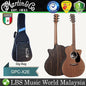 Martin GPC-X2E Grand Performance Cutaway Sitka Spruce Top  Acoustic Electric Guitar With Gig Bag - Natural Macassar (GPCX2E GPC X2E)