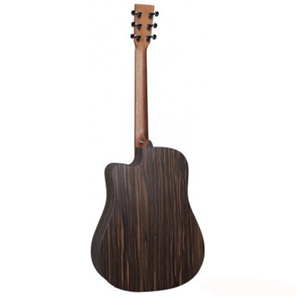 Martin DC-X2E Dreadnought Sitka Spruce Top Acoustic Electric Guitar With Gig Bag - Macassar (DCX2E DC X2E)