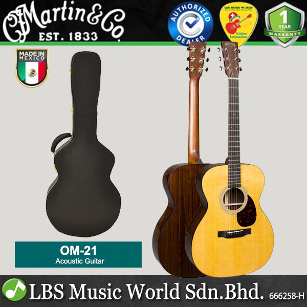 Martin OM-21 Spruce Top Acoustic Guitar (OM21 OM 21)