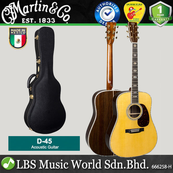Martin D-45 Dreadnought Spruce Top Acoustic Guitar (D45 D 45)