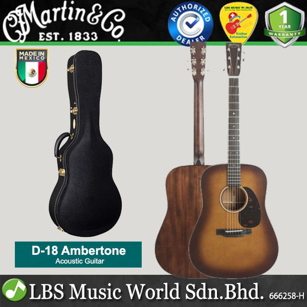 Martin D-18 Ambertone Spruce Top Acoustic Guitar (D18 D 18)