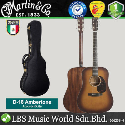 Martin D-18 Ambertone Spruce Top Acoustic Guitar (D18 D 18)