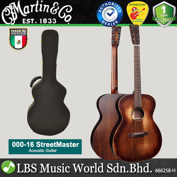 Martin 000-16 StreetMaster Spruce Top Acoustic Guitar (00016 000 16)