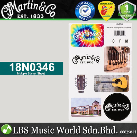 Martin 18N0346 Multiple Sticker Sheet