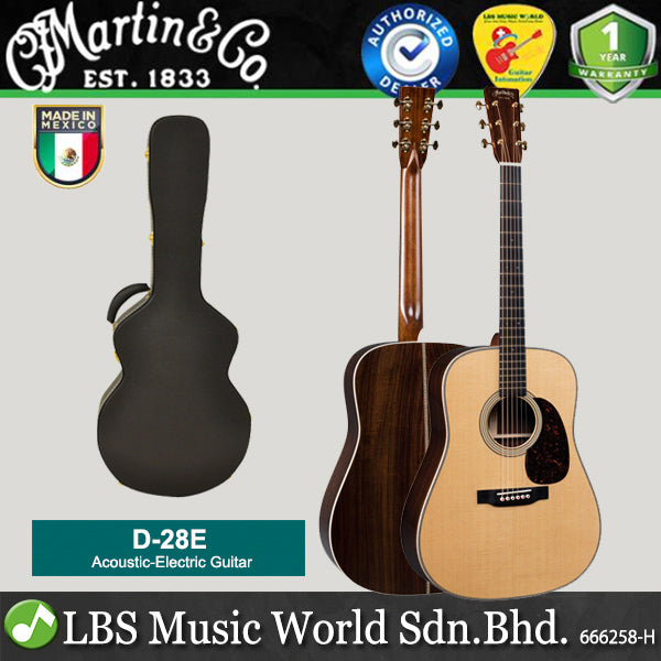 Martin D28E Modern Deluxe Spruce Top Acoustic Electric Guitar (D28E D 28E)