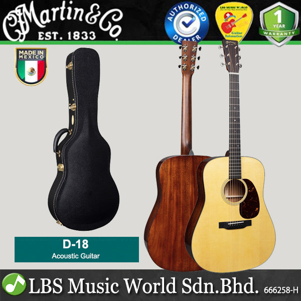 Martin D-18 Spruce Top Acoustic Guitar (D18 D 18)