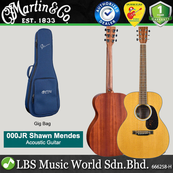 Martin 000JR-10E Shawn Mendes Junior Body Size Acoustic Electric Guitar (000JR10E 000JR 10E)
