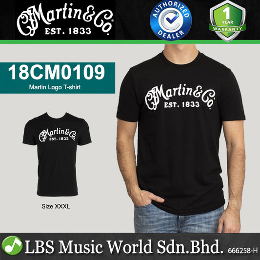 Martin 18CM01093X Logo Shirt Size XXXL Black