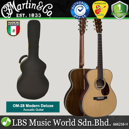 Martin OM28 Modern Deluxe Spruce Top Acoustic Guitar (OM28 OM 28)