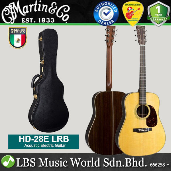 Martin HD-28E LRB Spruce Top Acoustic Electric Guitar (HD28ELRB HD28E LRB)