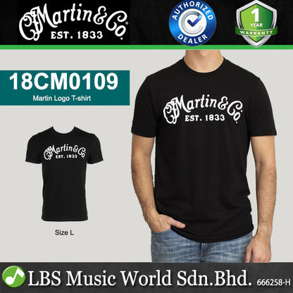 Martin 18CM0109L Logo Shirt Size L Black
