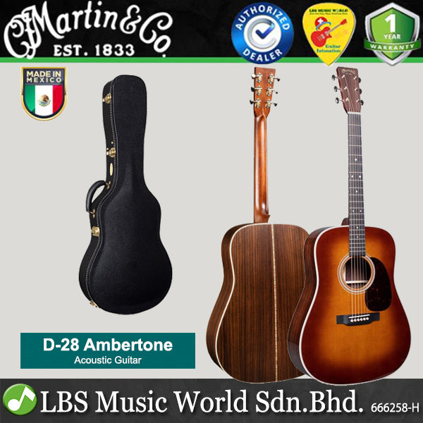 Martin D-28 Ambertone Spruce Top Acoustic Guitar (D28 D 28)