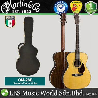 Martin OM-28E Spruce Top Acoustic Electric Guitar (OM28E OM 28E)