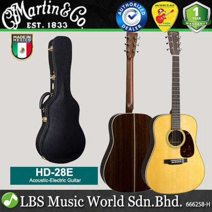 Martin HD-28E Spruce Top Acoustic Electric Guitar (HD28E HD 28E)