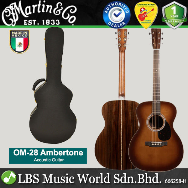Martin OM-28 Ambertone Spruce Top Acoustic Guitar (OM28 OM 28)