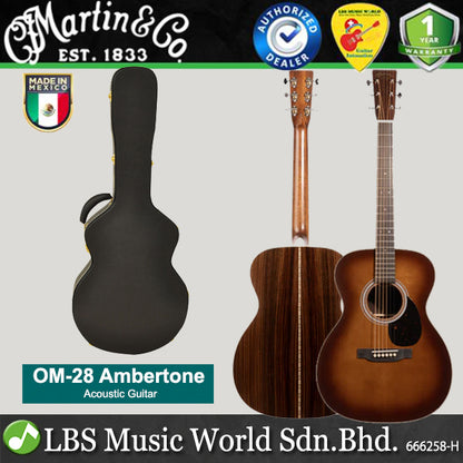 Martin OM-28 Ambertone Spruce Top Acoustic Guitar (OM28 OM 28)