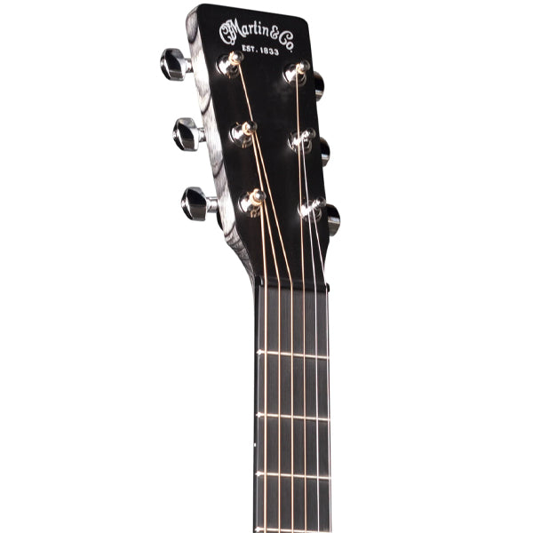 Martin DX JOHNNY CASH Classic Dreadnought Acoustic Electric Guitar wit Gig Bag - Jett Black