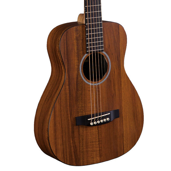 Martin LXK2 Little Martin Koa Grained Compact Acoustic Guitar with Backpack Gig Bag