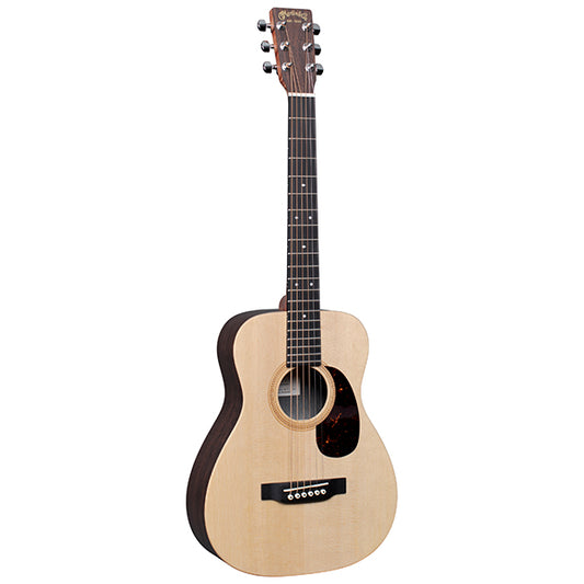 Martin LX1R Little Martin Solid Sitka Spruce HPL Top Back and Sides Acoustic Guitar with Gig Bag - Natural