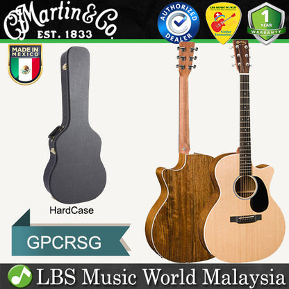 Martin GPCRSG Grand Performance Cutaway Sitka Spruce Top Acoustic Electric Guitar With Case