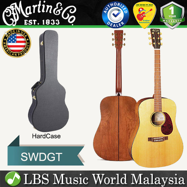 Martin SWDGT Dreadnought Solid Sitka Spruce Top Acoustic Guitar Sustainable Wood Series Special Edition with Case