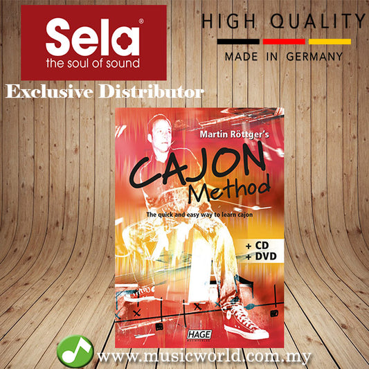 MARTIN ROTTGER'S EH 3767 HAGE Musikverlag Cajon Method (CD & DVD)