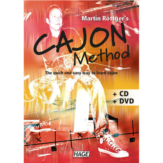 MARTIN ROTTGER'S EH 3767 HAGE Musikverlag Cajon Method (CD & DVD)