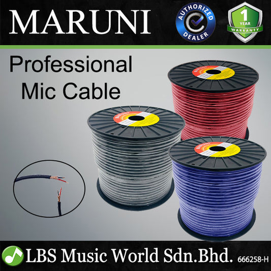 Maruni Professional Microphone Cable MR 6mm 1 Roll 100 Yard