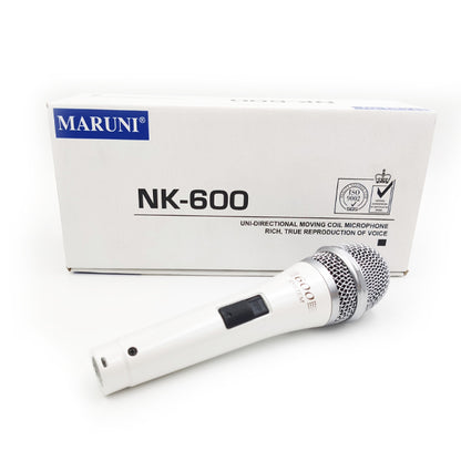 Maruni NK-600 Cardioid Wired Microphone with On Off Switch (NK600 NK 600)