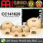 Meinl CC141620 Classics Custom Brilliant Complete Cymbal Set - 14" Hihat / 16" Crash / 20" Ride