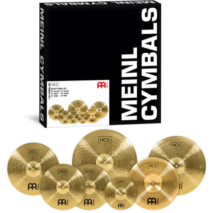 Meinl HCS-SCB 7 Pieces Super Cymbal Set 10" 14" 16" 18" 20"