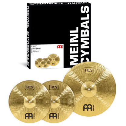 Meinl HCS1418+14 HCS Basic Cymbal Set with 14" Crash, 14" Hihat and 18" Crash Ride