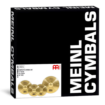 Meinl HCS141620 HCS Complete Cymbal Set - 14" Hihat / 16" Crash / 20" Ride