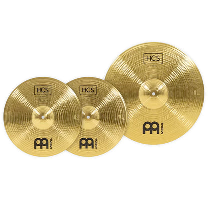 Meinl HCS1418+14 HCS Basic Cymbal Set with 14" Crash, 14" Hihat and 18" Crash Ride