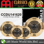 Meinl CCDU141620 Classic Custom Dual Complete Cymbal Set - 14" Hihat / 16" Crash / 20" Ride