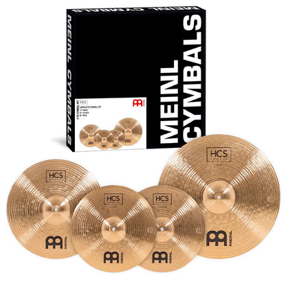 Meinl HCSB141620 HCS Bronze Complete Cymbal Set - 14" Hihat / 16" Crash / 20" Ride
