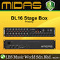 Midas DL16 Stage Box 16 Input 8 Output Microphone Preamplifier Ultranet & Adat Interface (DL 16)