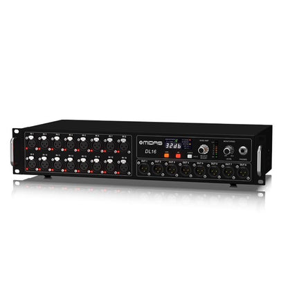Midas DL16 Stage Box 16 Input 8 Output Microphone Preamplifier Ultranet & Adat Interface (DL 16)