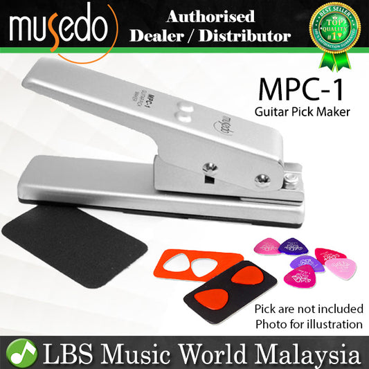Musedo MPC-1 Guitar Pick DIY Maker, Punch Tool and Plectrum Cutter (MPC1)