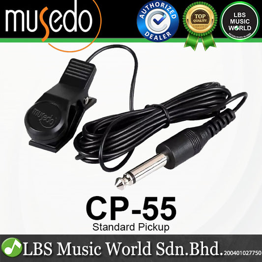 Musedo CP-55 Portable Universal Clip On Microphone Pickup Direct To Tuner (CP55)